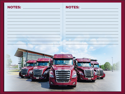 Booklet design for new driver recruitment